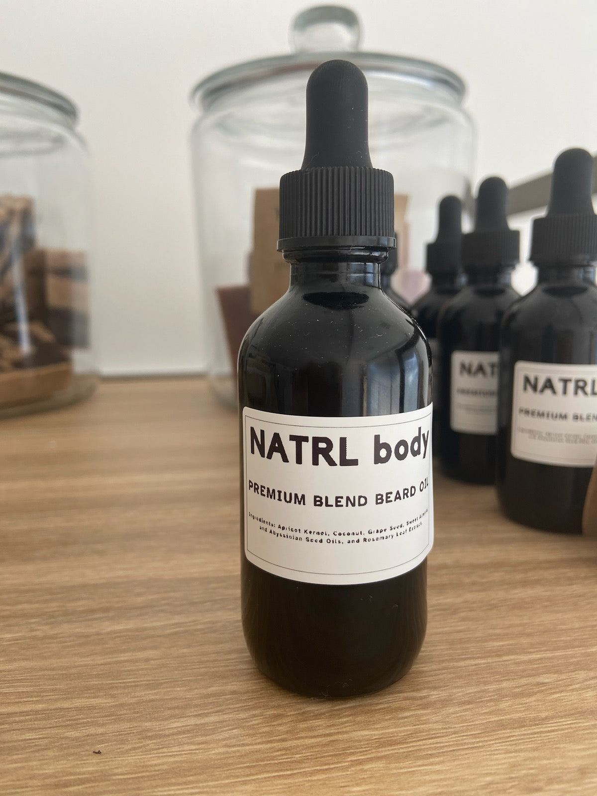 NATRL Premium Blend Beard Oil (2 oz dropper bottle)